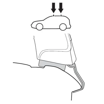 Монтажный комплект Thule 1630 для Toyota Corolla (mkIX)(E120)(седан) 2000-2007 (TH 141630) - 1 - Robinzon.ua