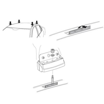 Монтажний комплект Thule 3079 для Subaru Forester (mkIII) 2008-2012; Alfa Romeo MiTo (mkI) 2008-2018 (TH 183079) - 1 - Robinzon.ua