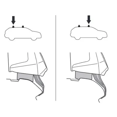 Монтажний комплект Thule 5082 для Toyota Camry (XV70)(mkVIII) 2018→ (TH 145082) - 1 - Robinzon.ua