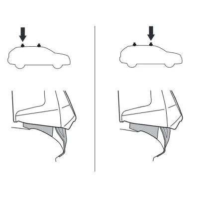 Монтажный комплект Thule 5085 для Audi A3/S3/RS3 (mkII) 2004-2012 (TH 145085) - 1 - Robinzon.ua