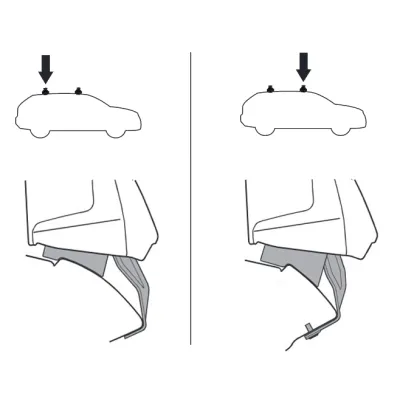 Монтажный комплект Thule 5100 для Seat Leon (mkIII)(5-дв. хетчбек) 2012→ (TH 145100) - 1 - Robinzon.ua