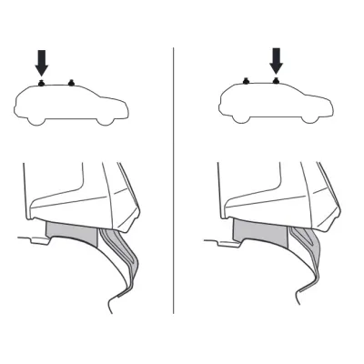 Монтажний комплект Thule 5131 для Mitsubishi L200 (double cab)(mkIV) 2005-2014 (TH 145131) - 1 - Robinzon.ua