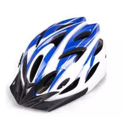 Вело шлем Feel Fit TK-006 Бело-синий - Robinzon.ua