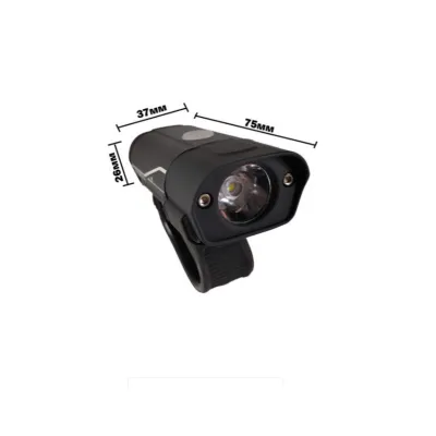Ліхтар велосипедний LED Cree XP-G2 Feel Fit USB Чорна - 1 - Robinzon.ua