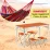 Складной туристический стол и 4 складных стула Easy Campi Оранжевый + Гамак подвесной Красный - 1 - Robinzon.ua