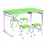 Раскладной стол с зонтом Easy Campi 1.8м для пикника со стульями усиленный складной стол и 4 стула Зеленый+Мангал - 1 - Robinzon.ua