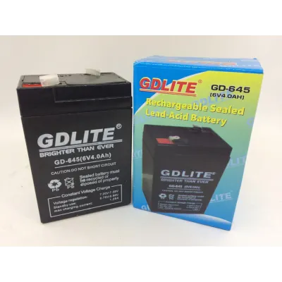 Акумулятор свинцево-кислотний GDLITING GD-645 6V 4.0Ah (3_00394) - 1 - Robinzon.ua