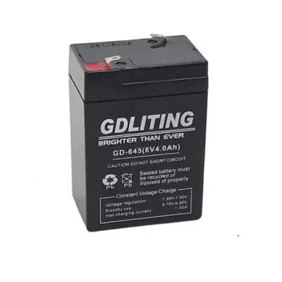 Аккумулятор свинцово-кислотный GDLITING GD-645 6V 4.0Ah (3_00394) - Robinzon.ua