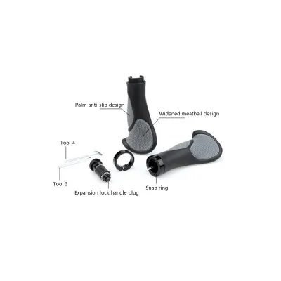 Грипси анатомічні Feel Fit BT-018 Чорно-Сірий - 2 - Robinzon.ua