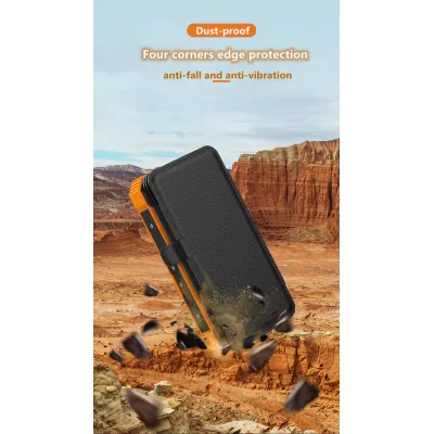 УМБ-павербанк SolarTank-20000 mAh сонячні панеллі 6 шт кемпінговий ліхтар водонепроникний - 3 - Robinzon.ua