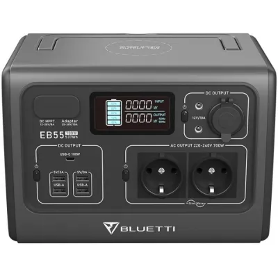 Зарядная станция Bluetti PowerOak EB55 Portable Power Station 700W 537Wh - 1 - Robinzon.ua
