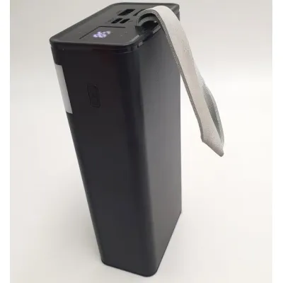 Повербанк turbo з LED ліхтариком Maxmate зі швидкою зарядкою 30000mAh USB/MicroUSB/Type-C MMP30KP 22.5W Чорний - 3 - Robinzon.ua