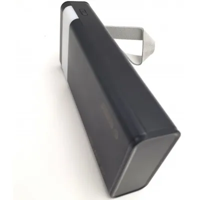 Повербанк turbo з LED ліхтариком Maxmate зі швидкою зарядкою 20000mAh 2USB MMP20KP 22.5W Чорний - 1 - Robinzon.ua