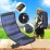 Солнечная панель Solar Power портативная зарядная станция складная с USB 5V - 10W камуфляж (SPH10) - 3 - Robinzon.ua