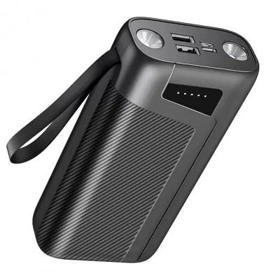 Повербанк Xionel XP-30L 30000mA УМБ Power Bank Black с фонариком - 6 - Robinzon.ua