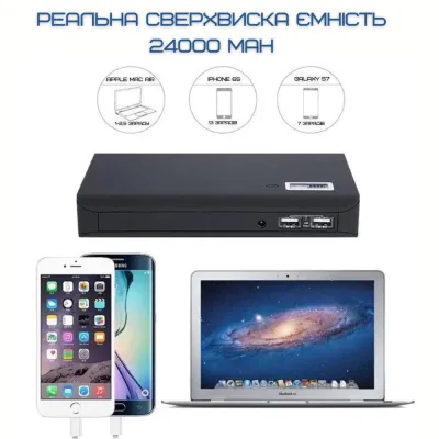 Портативная зарядная станция беспроводная VHG 4в1 с Розеткой 220 V KR-881 (589) - 3 - Robinzon.ua