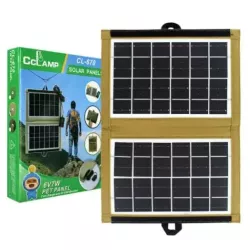 Cолнечная панель cкладная CCLamp CL-670 7W с USB выходом, универсальная зарядка от солнца solar panel - Robinzon.ua