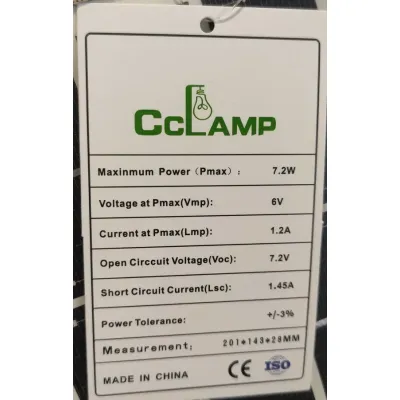 Cонячна панель cкладна  CCLamp CL-670 7W з USB виходом, універсальна зарядка від сонця solar panel - 7 - Robinzon.ua