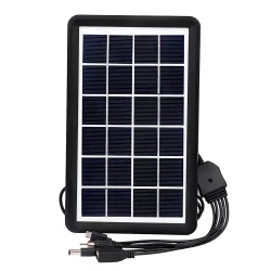 Солнечное зарядное устройство Easy Power EP-0902 5в1 6V 3W Black (3_02832) - Robinzon.ua