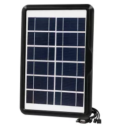 Солнечное зарядное устройство Easy Power EP-0606A 5в1 6V 6W Black (3_02833) - Robinzon.ua