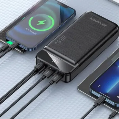 Power Bank HMD P140K 30000 mAh 22.5W Black 109-10827850 - 3 - Robinzon.ua