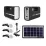 Портативная аккумуляторная станция для зарядки с фонарем солнечной панелью GDLITE  GD-1 плюс 3 лампочки - 2 - Robinzon.ua