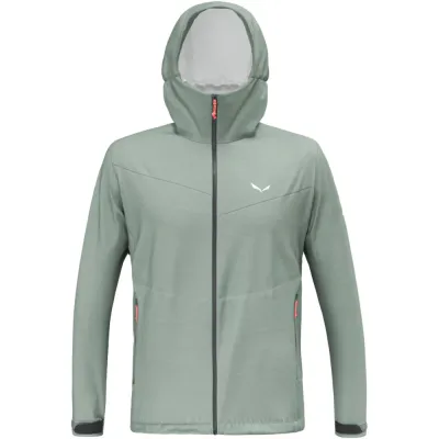Мембранна чоловіча куртка для трекінгу Salewa Puez Aqua 4 2.5L PTX Jacket M, Green Shadow, 50/L (228615/5131 50/L) - 1 - Robinzon.ua