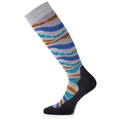 Термоноски лыжные Lasting SLF, Grey/Blue, L (SLF-853L) - 1 - Robinzon.ua