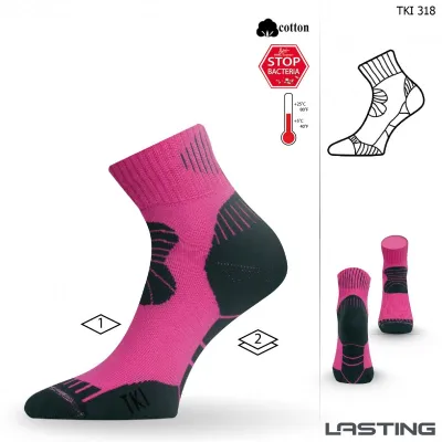 Термоноски трекинговые Lasting TKI, Red/Black, S (TKI-308S) - 3 - Robinzon.ua
