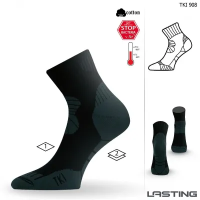 Термоноски трекинговые Lasting TKI, Red/Black, S (TKI-308S) - 5 - Robinzon.ua