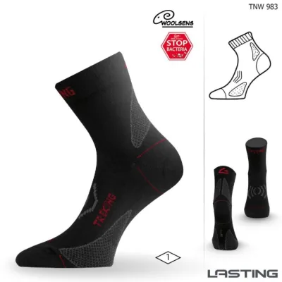 Термошкарпетки трекінгові Lasting TNW, Black, S (TNW-983S) - 2 - Robinzon.ua