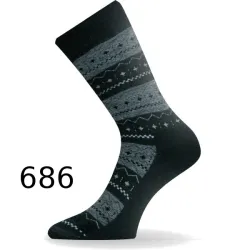 Термошкарпетки трекінгові Lasting TWP, Black/Grey, S (TWP-686S) - Robinzon.ua