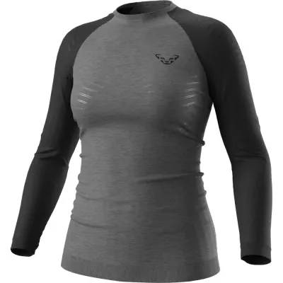 Футболка женская Dynafit TOUR LIGHT MERINO W L/S TEE, Grey/Black, S (71365/0911 S) - Robinzon.ua