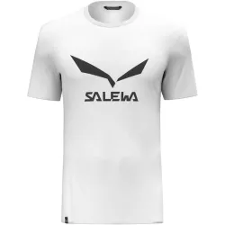 Футболка чоловіча Salewa SOLIDLOGO DRI-REL M S/S TEE, White, 48/M (27018/0010 48/M) - Robinzon.ua