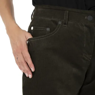 Штаны женские Salewa Fanes Cord Hemp Pant W, Green dark olive, 40/34 (28689/5280 40/34) - 4 - Robinzon.ua