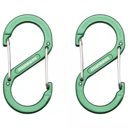 Munkees 3276 карабіни Forged S 6 mm x 60 mm 2-Pack grass green - Robinzon.ua