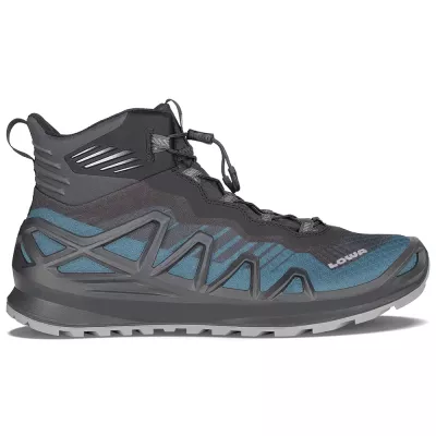 LOWA ботинки Merger GTX MID steel blue-anthracite 42.5 - Robinzon.ua