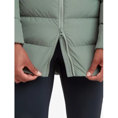 Городской женский зимний пуховик Montane Female Tundra Hoodie, Eucalyptus, XS/8/34 (5056237085865) - 7 - Robinzon.ua