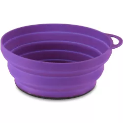 Lifeventure тарілка Silicone Ellipse Bowl purple - Robinzon.ua