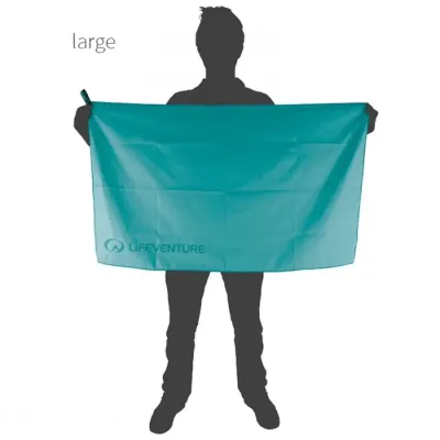 Lifeventure полотенце Recycled Soft Fibre Trek teal L - 2 - Robinzon.ua