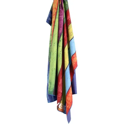Lifeventure полотенце Soft Fibre Printed Striped Planks Giant - 2 - Robinzon.ua