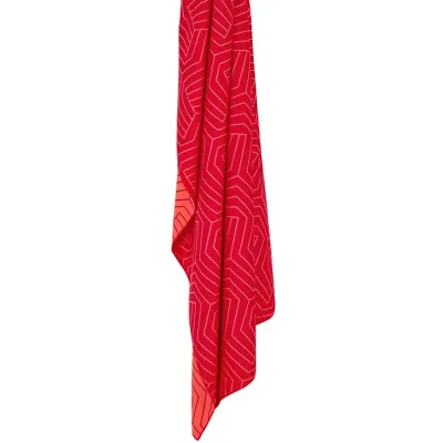 Lifeventure рушник Soft Fibre Printed coral Giant - 2 - Robinzon.ua