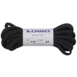LOWA шнурки ATC Lo 110 cm black-black - Robinzon.ua