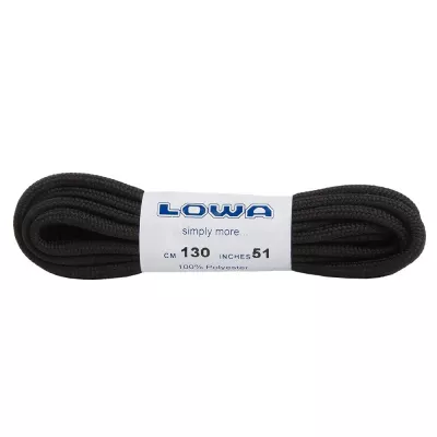 LOWA шнурки ATC Lo 130 cm black-black - Robinzon.ua