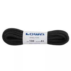 LOWA шнурки ATC Lo 130 cm black-black - Robinzon.ua