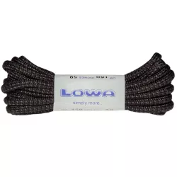 LOWA шнурки ATC Mid 150 cm black-grey dotted - Robinzon.ua