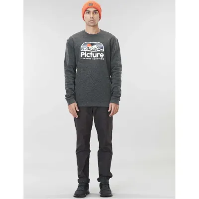 Picture Organic свитшот Authentic dark grey melange L - 2 - Robinzon.ua