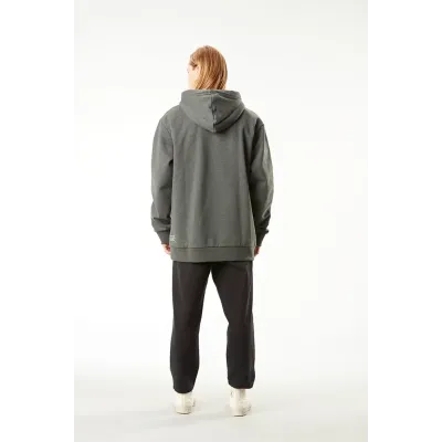 Picture Organic толстовка Chuchie Plush Hoody dark grey melange L - 2 - Robinzon.ua