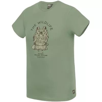 Picture Organic футболка Packer army green L - Robinzon.ua