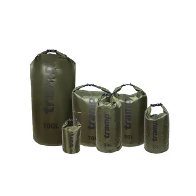 Гермомешок Tramp PVC Diamond Rip-Stop 15 UTRA-112 Оливковый - 3 - Robinzon.ua